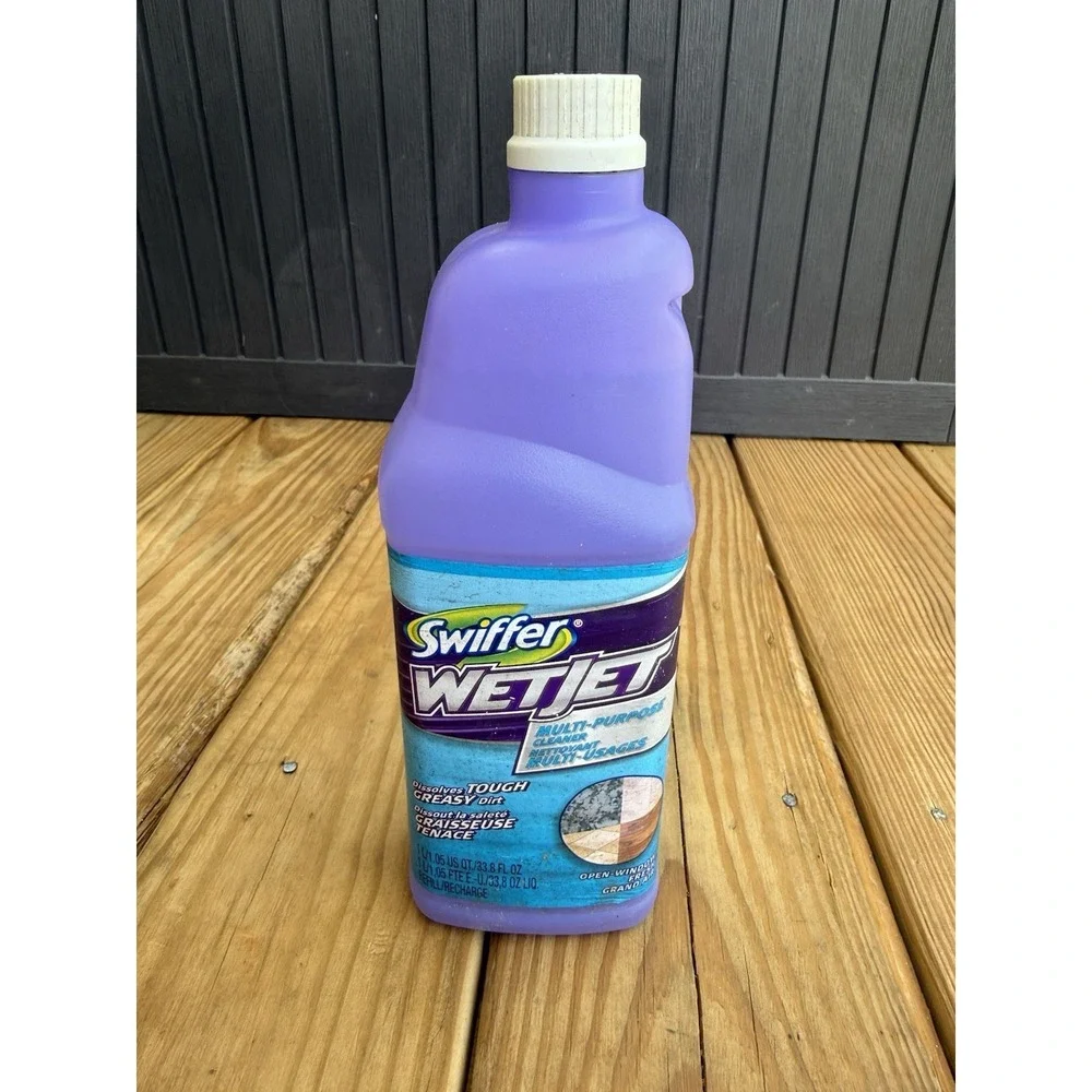 Vintage 2008 Swiffer Wet Jet Multi Purpose Cleaner 1L 33.8 fl oz HTF Prop